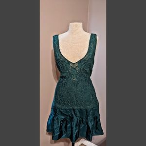 Free People green lace dress